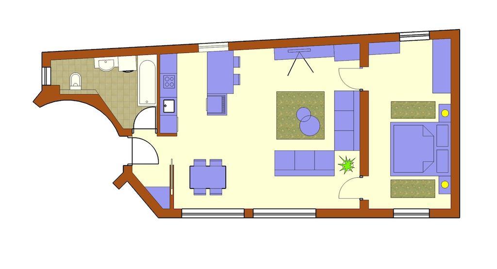Apartment Atrium Plaza Загреб Стая снимка